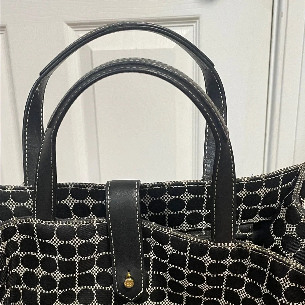 Black Patterned Tote Bag - Everyday Carry Kate Spade